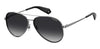 Polaroid PLD6069/S/X Gunmetal/Grey Polarised #colour_gunmetal-grey-polarised