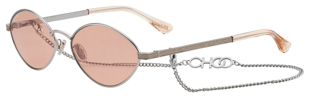 Jimmy Choo Sonny/S Silver/Pink #colour_silver-pink