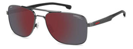 Dark Ruthenium Black/Red Mirror Polarised / 60