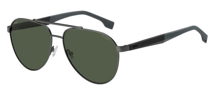 Boss 1485/S Matte Ruthenium Green/Green Polarised #colour_matte-ruthenium-green-green-polarised