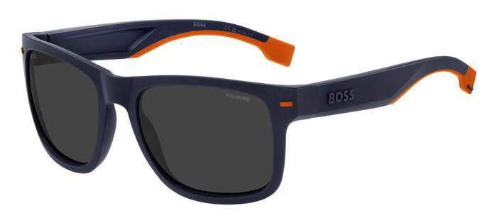 Boss 1496/S Matt Blue Orange/Grey High Contrast Oleophobic Polarised #colour_matt-blue-orange-grey-high-contrast-oleophobic-polarised