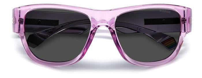 Polaroid PLD6197/S Lilac/Grey Polarised #colour_lilac-grey-polarised