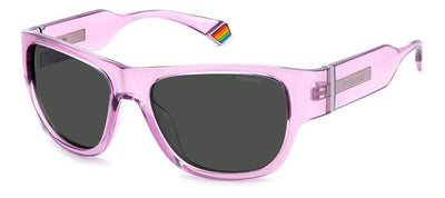 Polaroid PLD6197/S Lilac/Grey Polarised #colour_lilac-grey-polarised