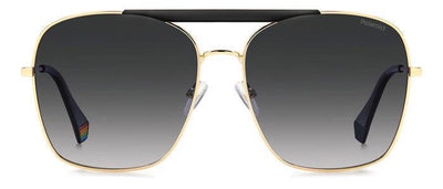 Polaroid PLD6201/S/X Matte Black Gold/Grey Shaded Polarised #colour_matte-black-gold-grey-shaded-polarised