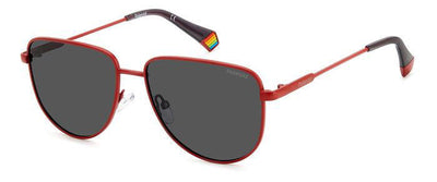 Polaroid PLD6196/S/X Matte Red/Grey Polarised #colour_matte-red-grey-polarised