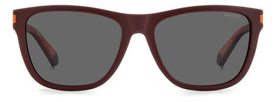 Polaroid PLD2138/S Matte Burgundy/Grey Polarised #colour_matte-burgundy-grey-polarised