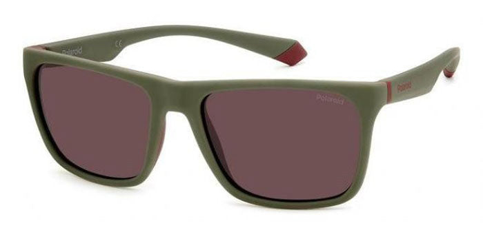 Polaroid PLD2141/S Matte Khaki/Violet Polarised #colour_matte-khaki-violet-polarised