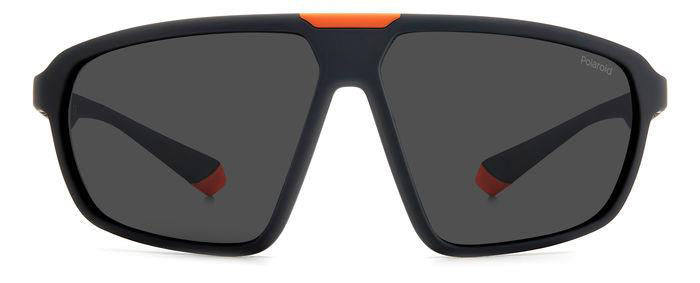 Polaroid PLD2142/S Matte Black Orange/Grey Polarised #colour_matte-black-orange-grey-polarised