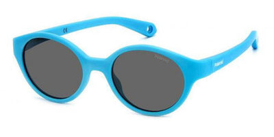 Polaroid Junior PLD K007/S Azure/Grey Polarised #colour_azure-grey-polarised