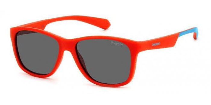Polaroid Junior PLD8052/S Matte Red Blue/Grey Polarised #colour_matte-red-blue-grey-polarised