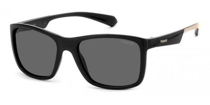 Polaroid Junior PLD8053/S Black Ivory/Grey Polarised #colour_black-ivory-grey-polarised