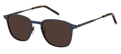 Tommy Hilfiger TH1972/S Matte Blue/Brown #colour_matte-blue-brown