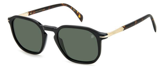 David Beckham DB1115/S Black Havana/Green Ltgreenaf #colour_black-havana-green-ltgreenaf