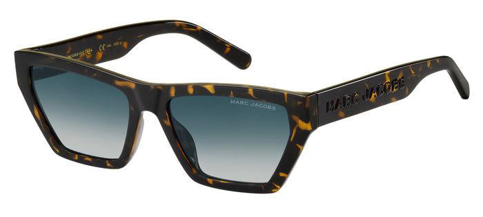 Marc Jacobs Marc 657/S Havana/Dark Blue Gradient  #colour_havana-dark-blue-gradient-