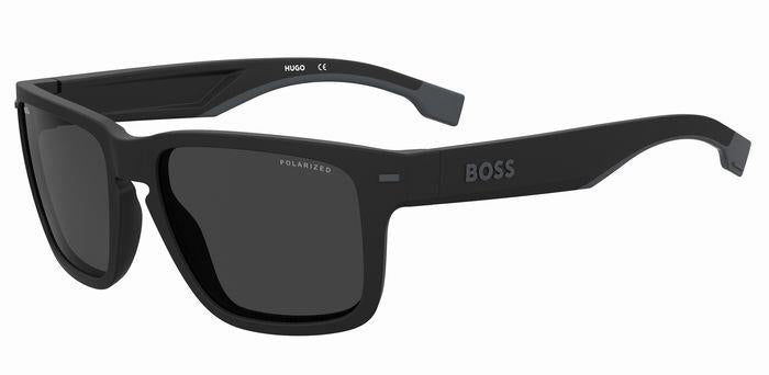 Boss 1497/S Matte Black Grey/Grey High Contrast Oleophobic Mirror Polarised #colour_matte-black-grey-grey-high-contrast-oleophobic-mirror-polarised