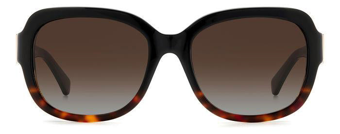 Kate Spade Layne/S Black Gradient Havana/Brown Gradient Polarised #colour_black-gradient-havana-brown-gradient-polarised