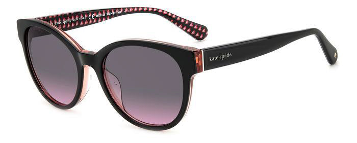 Kate Spade NATHALIE/G/S Black/Grey Fuchsia  #colour_black-grey-fuchsia-