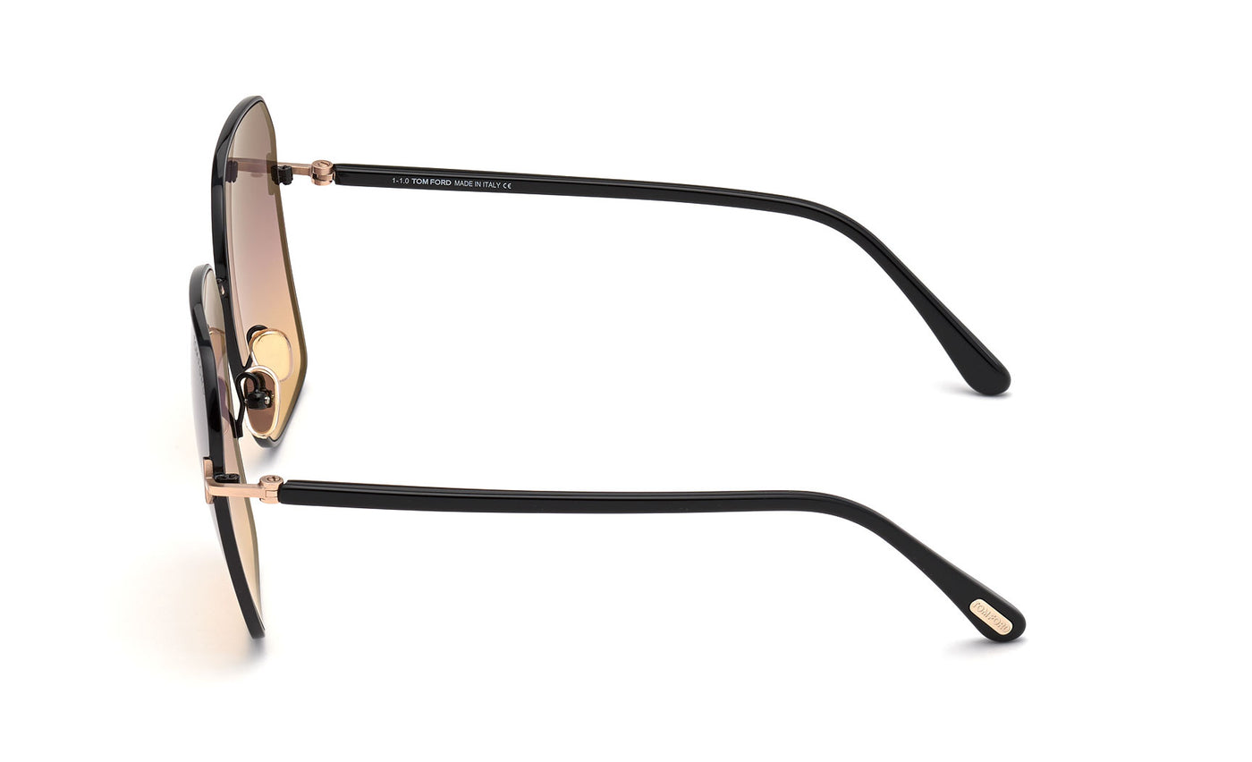 Tom Ford Claudia-02 TF839 Black/Grey Gradient #colour_black-grey-gradient