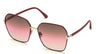 Tom Ford Claudia-02 TF839 Red/Brown Gradient #colour_red-brown-gradient