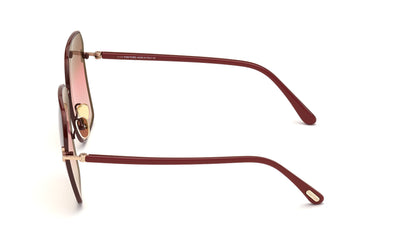 Tom Ford Claudia-02 TF839 Red/Brown Gradient #colour_red-brown-gradient