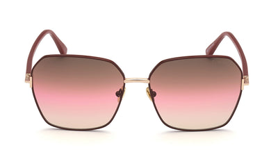 Tom Ford Claudia-02 TF839 Red/Brown Gradient #colour_red-brown-gradient