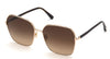 Tom Ford Claudia-02 TF839 Dark Tortoise/Brown Gradient #colour_dark-tortoise-brown-gradient