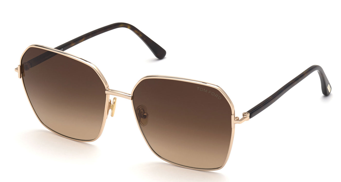 Tom Ford Claudia-02 TF839 Dark Tortoise/Brown Gradient #colour_dark-tortoise-brown-gradient