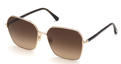 Tom Ford Claudia-02 TF839 Dark Tortoise/Brown Gradient #colour_dark-tortoise-brown-gradient