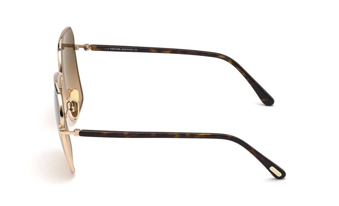 Tom Ford Claudia-02 TF839 Dark Tortoise/Brown Gradient #colour_dark-tortoise-brown-gradient