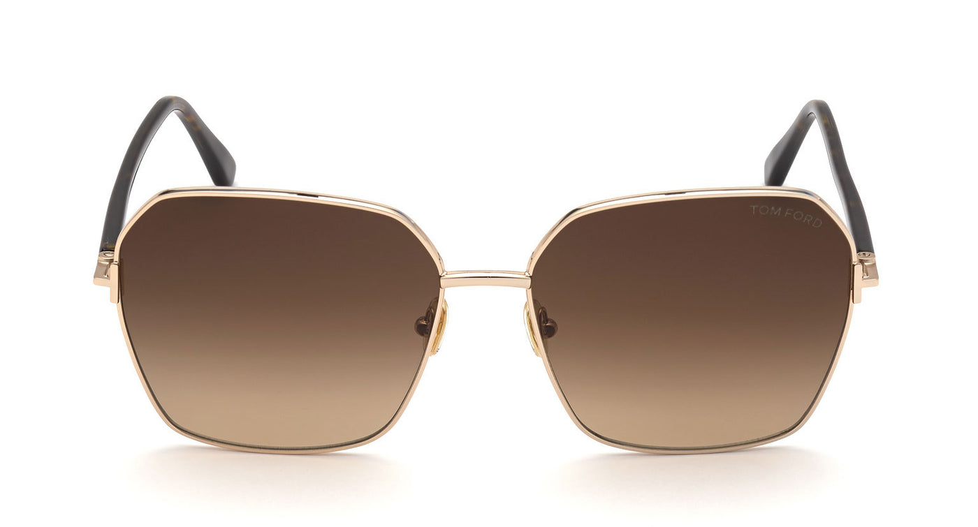 Tom Ford Claudia-02 TF839 Dark Tortoise/Brown Gradient #colour_dark-tortoise-brown-gradient