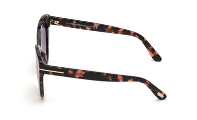 Tom Ford Izzi TF845 Light Tortoise/Brown Gradient #colour_light-tortoise-brown-gradient