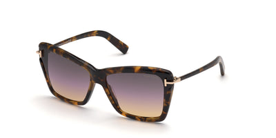 Tom Ford Leah TF849 Light Tortoise/Grey Gradient #colour_light-tortoise-grey-gradient