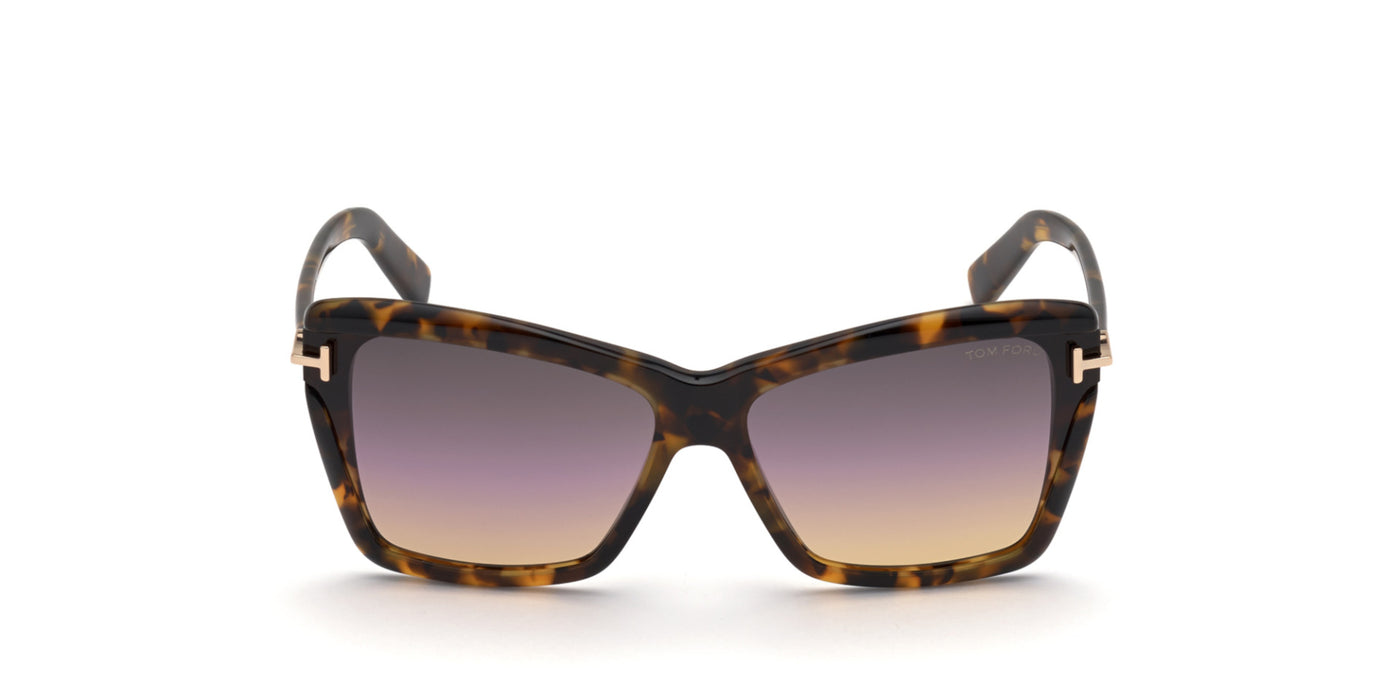 Tom Ford Leah TF849 Light Tortoise/Grey Gradient #colour_light-tortoise-grey-gradient