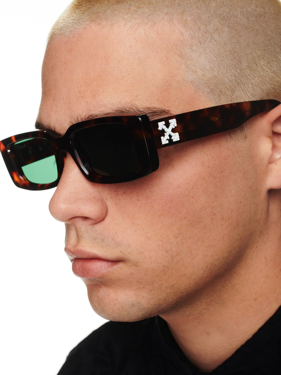 Off-White Arthur Oeri016 Rectangle Sunglasses | Fashion Eyewear UK