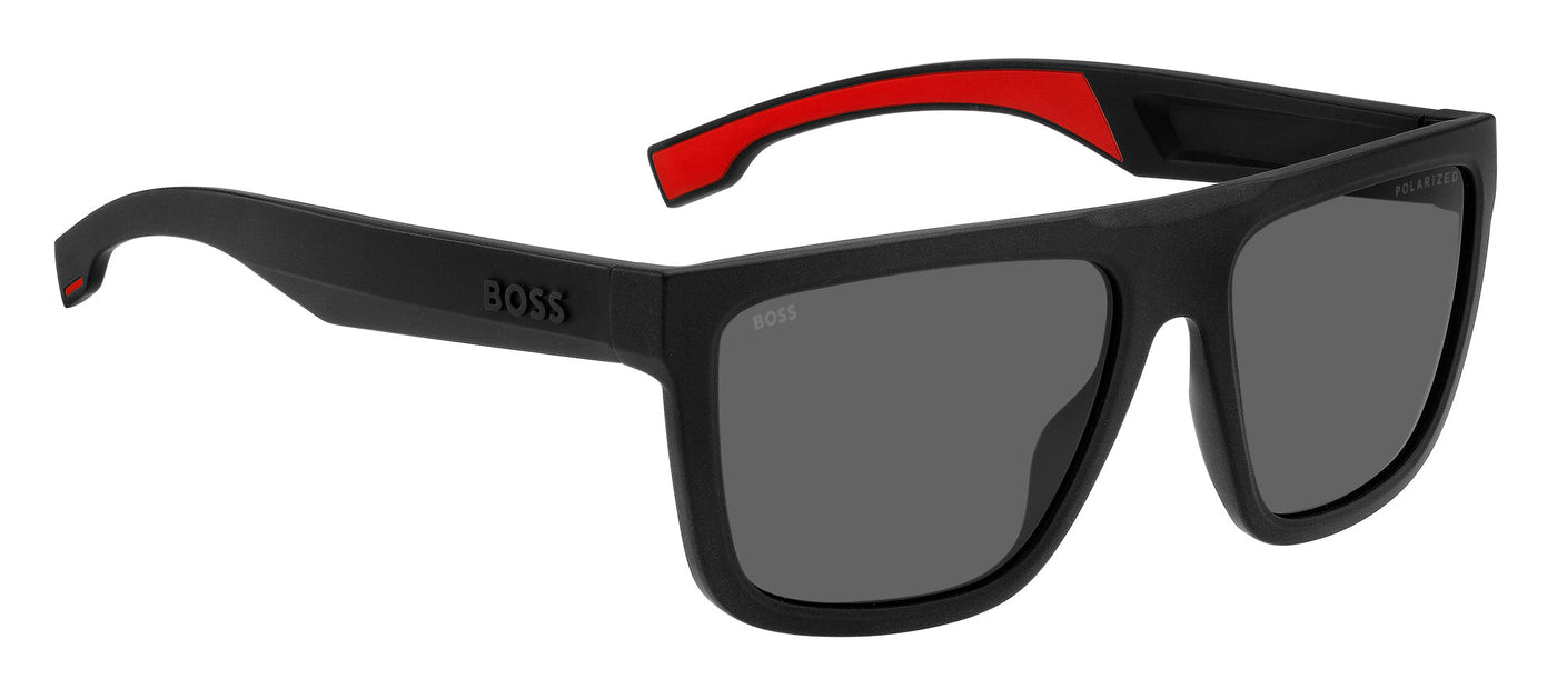 Boss 1451/S Matte Black Red/Polarised Grey #colour_matte-black-red-polarised-grey