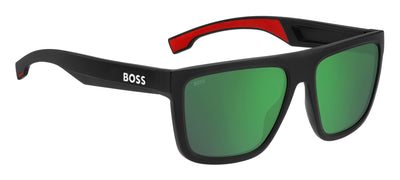 Boss 1451/S Matte Black Red/Green Mirror #colour_matte-black-red-green-mirror