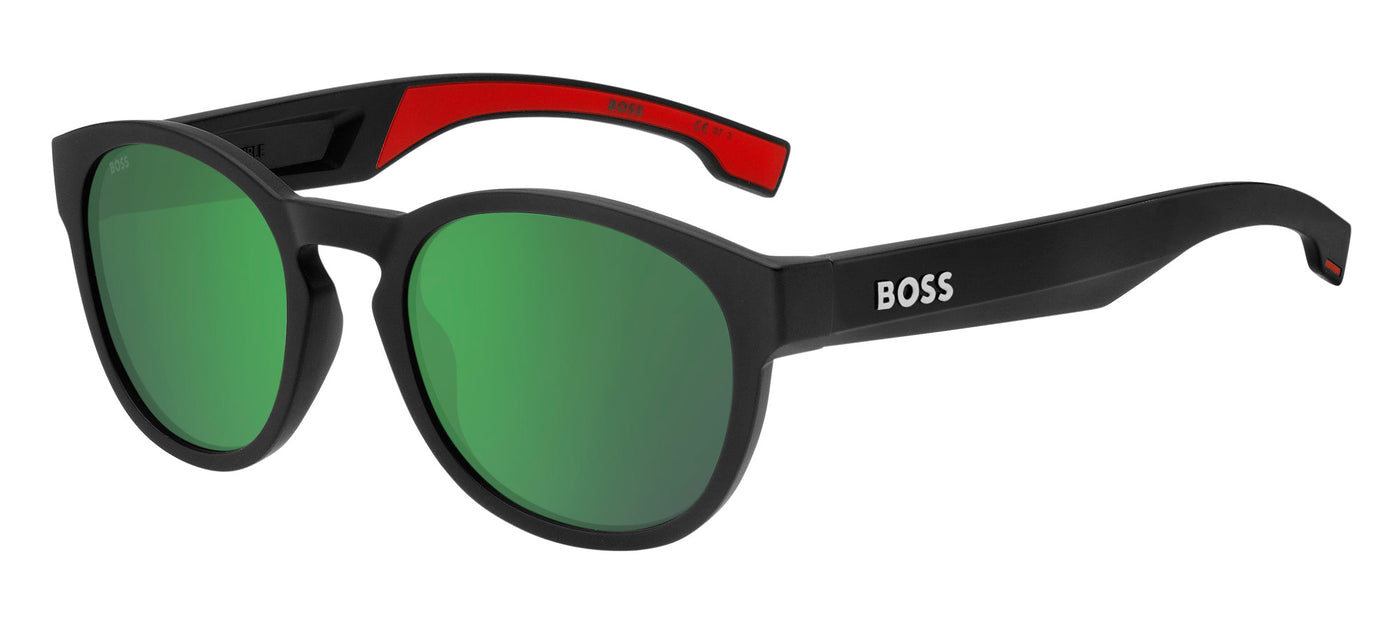 Boss 1452/S Matte Black Red/Green Mirror #colour_matte-black-red-green-mirror