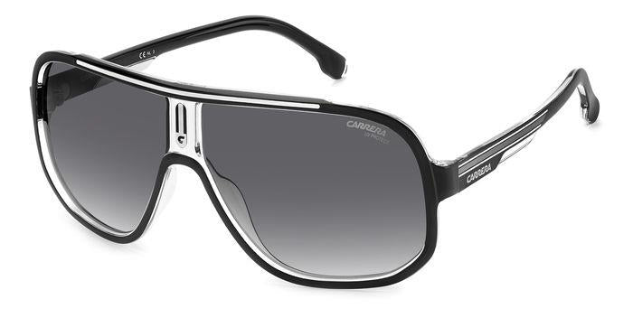 Carrera 1058/S Black White/Dark Grey Shaded #colour_black-white-dark-grey-shaded