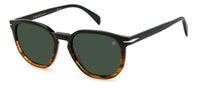 David Beckham DB1099/S Brown Striped Havana/Green #colour_brown-striped-havana-green