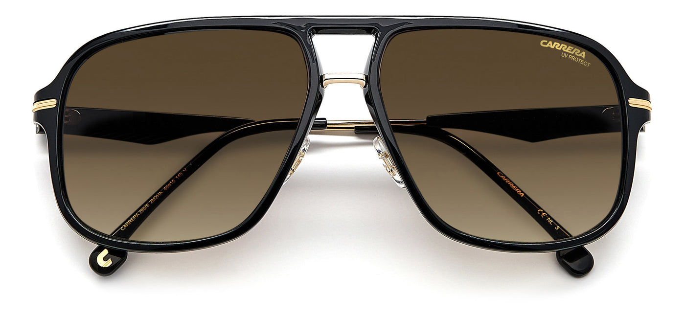 Carrera 296/S Black-Gold/Brown Gradient #colour_black-gold-brown-gradient