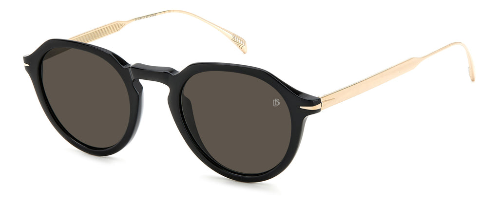 David Beckham DB1098/S Black-Gold/Brown #colour_black-gold-brown