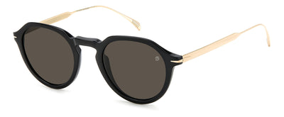 David Beckham DB1098/S Black-Gold/Brown #colour_black-gold-brown
