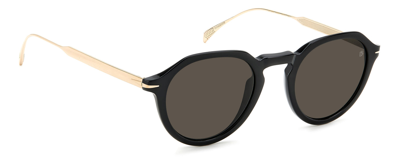 David Beckham DB1098/S Black-Gold/Brown #colour_black-gold-brown