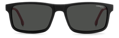 Carrera 8057/CS With Clip-on Matte Black/Polarised Grey #colour_matte-black-polarised-grey