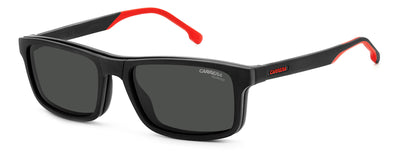 Carrera 8057/CS With Clip-on Matte Black/Polarised Grey #colour_matte-black-polarised-grey