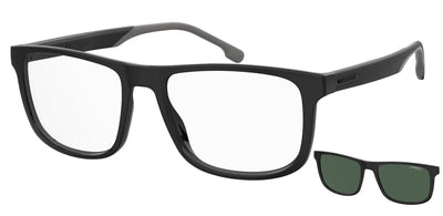 Carrera 8057/CS With Clip-on Black/Polarised Green #colour_black-polarised-green