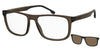Carrera 8057/CS With Clip-on Matte Brown/Polarised Brown #colour_matte-brown-polarised-brown