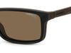 Carrera 8057/CS With Clip-on Matte Brown/Polarised Brown #colour_matte-brown-polarised-brown