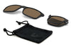 Carrera 8057/CS With Clip-on Matte Brown/Polarised Brown #colour_matte-brown-polarised-brown