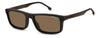 Carrera 8057/CS With Clip-on Matte Brown/Polarised Brown #colour_matte-brown-polarised-brown